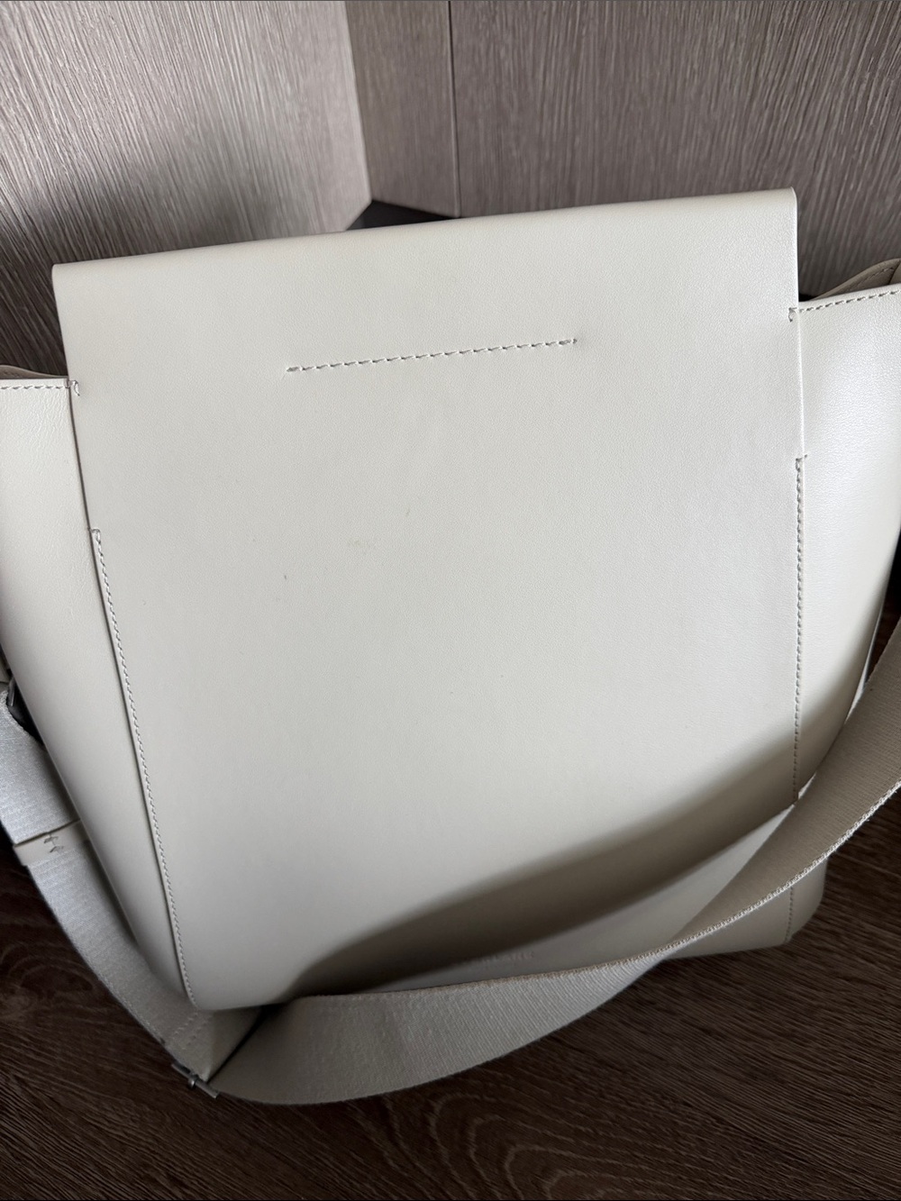 Everlane Light Beige Leather Tote Shoulder Bag